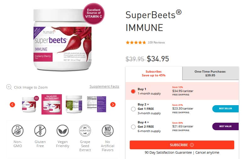 SuperBeets Coupon