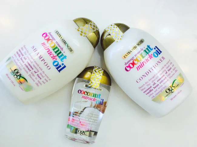 Matted Hair Clumps - OGX Coconut Miracle Oil With Vanilla Bean Extract