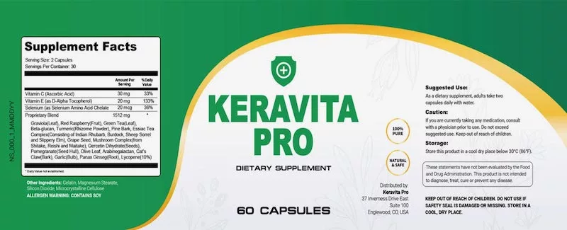 Keravita Pro Review - Ingredients